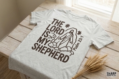 The Lord Is My Shepherd PNG, Psalm 23:1 Christian Digital Product Image 2