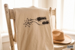 Vintage Western Spur Illustration, PNG Designs For Shirt, Product Image 4