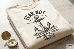 Fear Not When You Pass Through Deep Waters Isaiah 43:2 Product Image 4