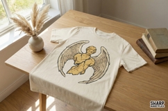 Broken Angel Statue PNG, Greek Sculpture Winged Bust Product Image 2