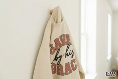 Saved By His Grace Christian PNG, Jesus PNG, Bible Verse Product Image 3