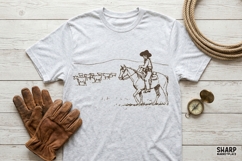 Ranch Cattle Drive PNG, Western PNG, Trendy PNG, Vintage Product Image 4