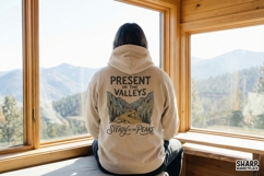 Present In The Valleys Steady On The Peaks PNG, Product Image 2
