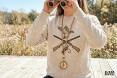 Mallard Hunting PNG, Western PNG, Shirt PNG Vintage Crossed Product Image 2
