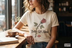 Better Left Alone PNG, Gothic Rose PNG, Digital Download, Product Image 2
