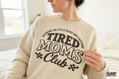 Running On Little Sleep And Caffeine Tired Moms Club, Product Image 5