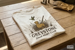 Greystone Duck Hunt Club Western PNG, Shirt PNG, Hunting Product Image 2