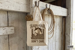 Barn Hair Don't Care PNG, Funny Horse Shirt Design, Rustic Product Image 3