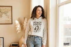 Howdy Darlin', Summer Western Trendy Cowgirl Portrait, Product Image 4
