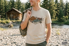 Fishing Still Life Summer PNG, Trendy PNG, Shirt PNG, Product Image 3