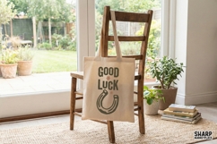 Good Luck PNG, Vintage Horseshoe Shirt Design, Retro Good Product Image 3