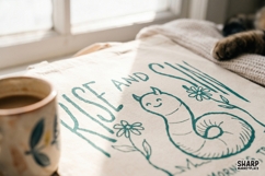 Rise And Sin, Good Morning Trouble Snail, PNG Designs For Product Image 2