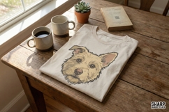 Terrier Dog PNG, Cute Pet Portrait Digital Download, Dog Product Image 2