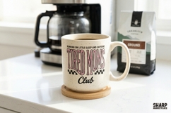 Running On Little Sleep And Caffeine Tired Moms Club, Product Image 4