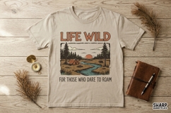 Life Wild For Those Who Dare To Roam, Summer PNG, Trendy Product Image 2