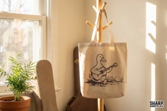 Cartoon Duck Playing Guitar PNG, Funny Animal Graphic, Cute Product Image 4