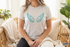 Angel Wings PNG Design, Feather Clipart Graphic for Product Image 3