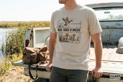 Mud, Dogs &amp; Ducks PNG, Hunting PNG, Trendy PNG, Flying Duck Product Image 2