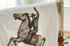 Rodeo Cowboy Horse PNG, Western PNG, Trendy PNG, Vintage Product Image 5
