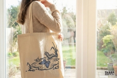 Caterpillar and Butterfly PNG, Transformation Art Print, Product Image 3