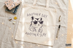 Another Day Another Slay Cool Hamster Sunglasses Drawing, Product Image 3