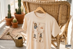 Western Playing Cards Cowgirl Pinup Poker Art, Valentine Product Image 2