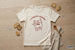 I Require Snacks Shirt PNG, Funny PNG, Trendy PNG Design Product Image 4
