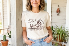 Howdy Darlin, Funny Western Raccoon PNG, Sarcastic Cowboy Product Image 2