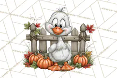 Halloween Farmhouse Animals Clipart, Farm Animal Clipart Product Image 5