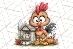 Halloween Farmhouse Animals Clipart, Farm Animal Clipart Product Image 2