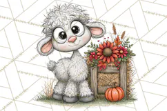 Halloween Farmhouse Animals Clipart, Farm Animal Clipart Product Image 3