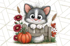 Halloween Farmhouse Animals Clipart, Farm Animal Clipart Product Image 4
