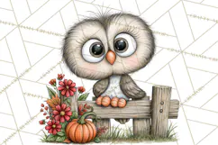 Halloween Farmhouse Animals Clipart, Farm Animal Clipart Product Image 5