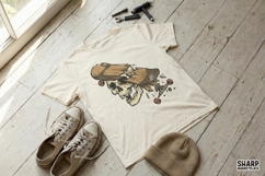 Broken Skateboard Skull PNG, Edgy Skater Art, Grunge Product Image 2