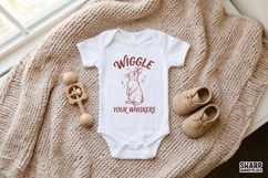 Wiggle Your Whiskers Bunny PNG, Cute Rabbit Shirt Design, Product Image 4