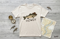 Howdy Cowboy Trout Illustration, PNG Designs For Western Product Image 3