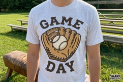 Game Day Baseball PNG, Sports Glove Digital Download, Product Image 2