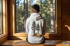 Camping Under Pines PNG, Nature Tent Clipart, Adventure Product Image 3