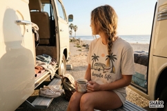 Bonita Life PNG, Summer PNG, Trendy PNG, Beach Camper Van Product Image 3