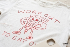 Workout To Eat Out, PNG Designs, Trendy PNG Shirt, Product Image 4