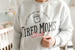 Tired Moms Club Mom PNG, Mama PNG, Mothers Day PNG, Sleep Product Image 4