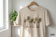 Tropical Palm Tree PNG, Beach Summer Shirt, Retro Vacation Product Image 4
