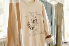Y'all Mind If I Do Some Lollygaggin' Funny Raccoon Overalls Product Image 2