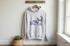 Caterpillar and Butterfly PNG, Transformation Art Print, Product Image 4