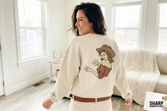 Wild Western PNG, Trendy PNG, Shirt PNG, Vintage Cowgirl Product Image 2