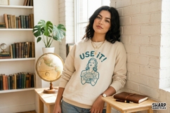 Use It! Teacher PNG, Nurse PNG, Trendy PNG, Woman With Product Image 3