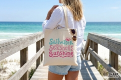 Saltwater Seashells Sunshine, Summer PNG, Trendy PNG Shirt, Product Image 2