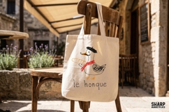 Le Honque Funny Goose PNG, Silly French Bird Design, Product Image 2