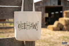 Yeehaw PNG, Western Skeleton Bones Art, Cowboy Aesthetic Product Image 4