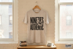 Nineties Authentic PNG, 90s Retro Cassette Tape Shirt Product Image 3